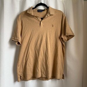 Ralph Lauren Men's Tan Polo Shirt